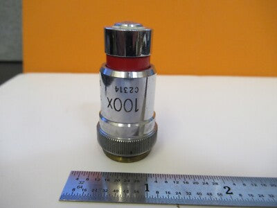 Cooke UK England Objective 100X Optics Microscope Part