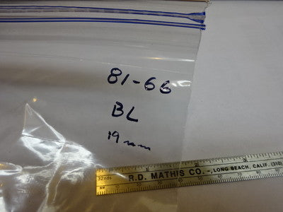 MICROSCOPE PART BAUSCH LOMB RETICLE TARGET PHOTO OPTICS AS IS #81-66