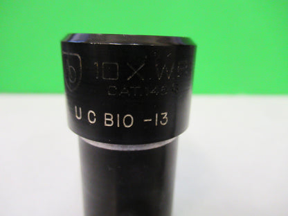American Optical Co. American Optics 10X Cat 146 Eyepiece Lens Microscope Part