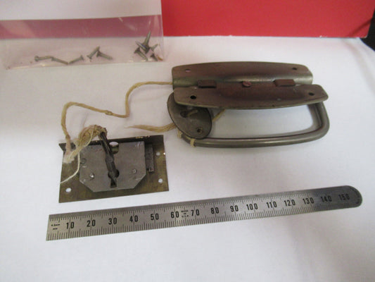 Antique Emil Busch A.g. Rathenow Germany Lock Microscope Part