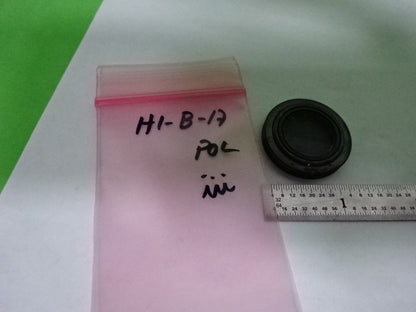 MICROSCOPE PART POLARIZER POL FAIR CONDITION FILTER OPTICS AS IS #H1-B-17