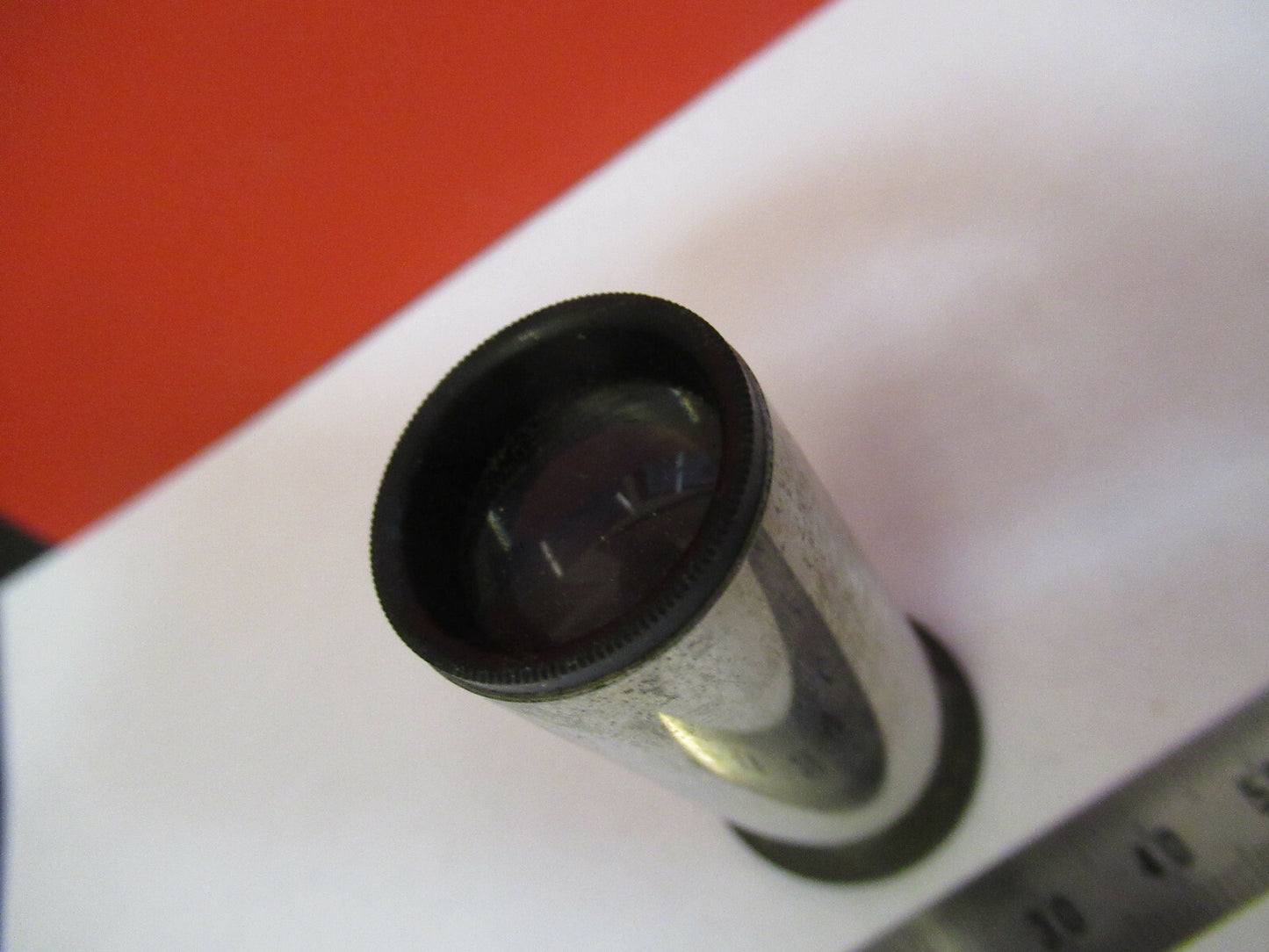 Antique Bausch & Lomb 5X Eyepiece Optics Microscope Part