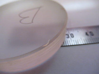 OPTICAL FLAT POLISHED FROSTED SIDES GLASS OPTICS S4-B-60