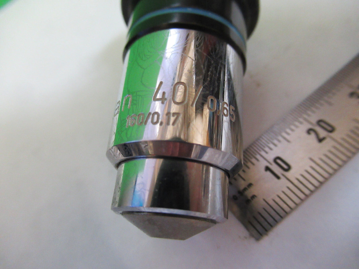 CARL ZEISS 40X /160 LENS OBJECTIVE OPTICS MICROSCOPE PART AS PICTURED &G7-A-19