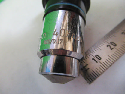 CARL ZEISS 40X /160 LENS OBJECTIVE OPTICS MICROSCOPE PART AS PICTURED &G7-A-19