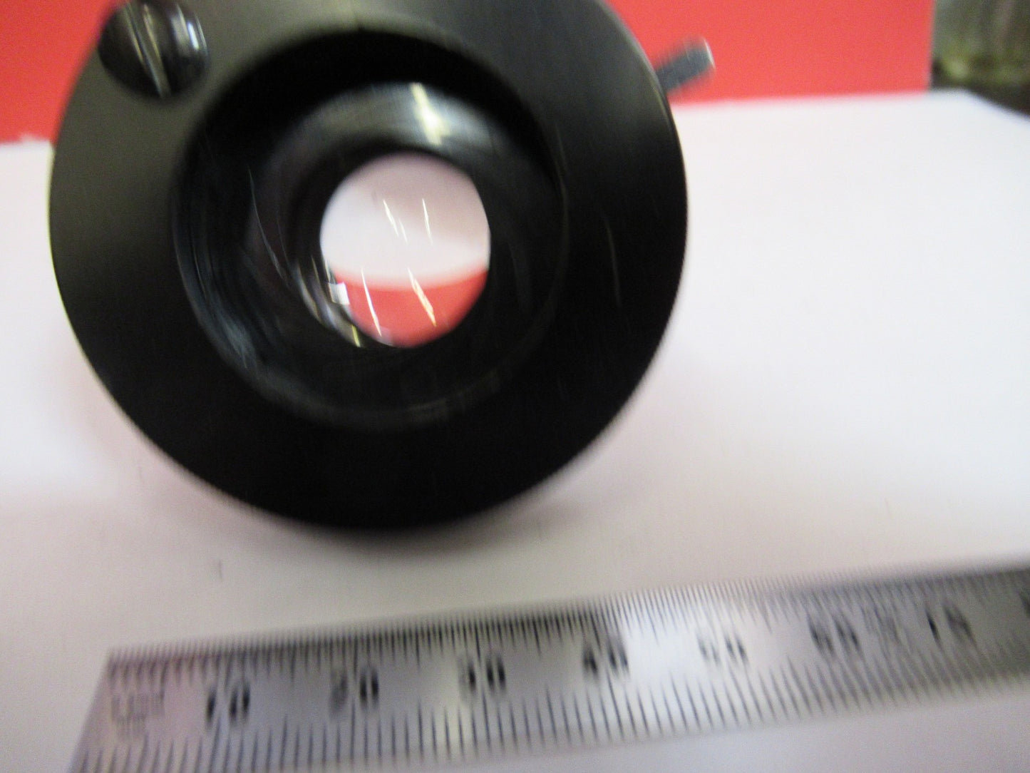 OLYMPUS JAPAN CONDENSER + IRIS OPTICS MICROSCOPE PART AS PICTURED T5-A-24