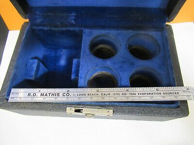 EMPTY BAUSCH LOMB WOOD BOX for MICROSCOPE PARTS AS PICTURED &P5-A-55