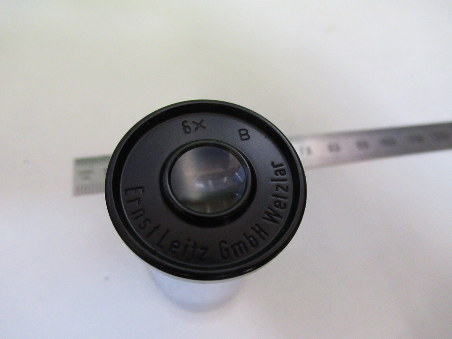 ERNST LEITZ WETZLAR GERMANY EYEPIECE 6X MICROSCOPE PART AS PICTURED 18-FT-12