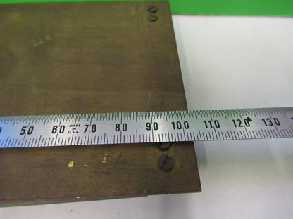 Antique Brass Stage Table Unknown Rare Microscope Part