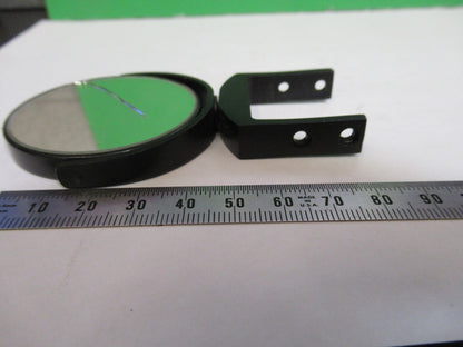 SPENCER AO MIRROR ASSEMBLY OPTICS ANTIQUE MICROSCOPE PART as pic T6-A-73