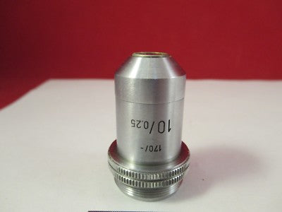 Ernst Leitz Wetzlar Germany Objective 10X /170 Microscope Optics