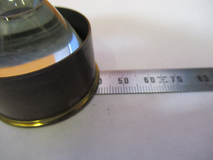 ANTIQUE BRASS ENGLAND RJ BECK CONDENSER PART MICROSCOPE PART AS PICTURED Y2-A-68