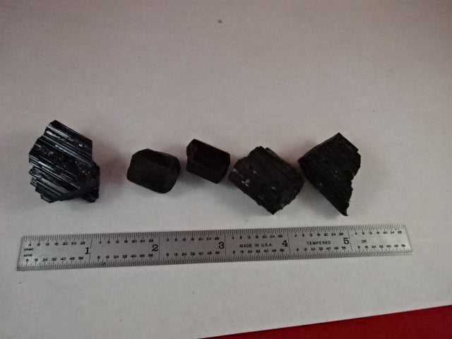 RAUER TURMALIN SCHORL SCHWARZER MINERALKRISTALL BRASILIEN 60 GRAMM LOS WIE BESEHEN #14-A-09