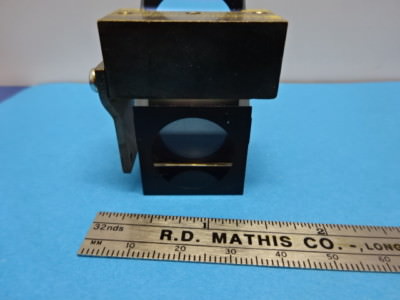 MICROSCOPE PART OLYMPUS JAPAN MOUNTED PRISM OPTICS AS IS #90-72