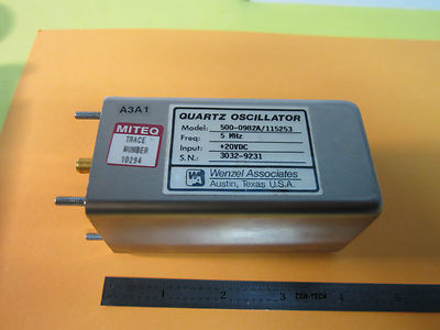 Wenzel 5 MHz Low Phase Noise Quartz Oscillator Frequency Standard