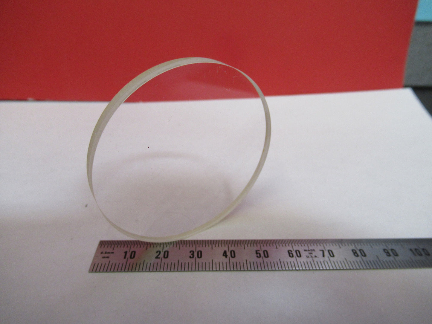 OPTICAL FLAT WINDOW GLASS LASER OPTICS AS PICTURED  T7-A-30