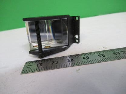 ANTIQUE BAUSCH LOMB PRISM HEAD OPTICS MICROSCOPE PART AS PICTURED &75-B-17