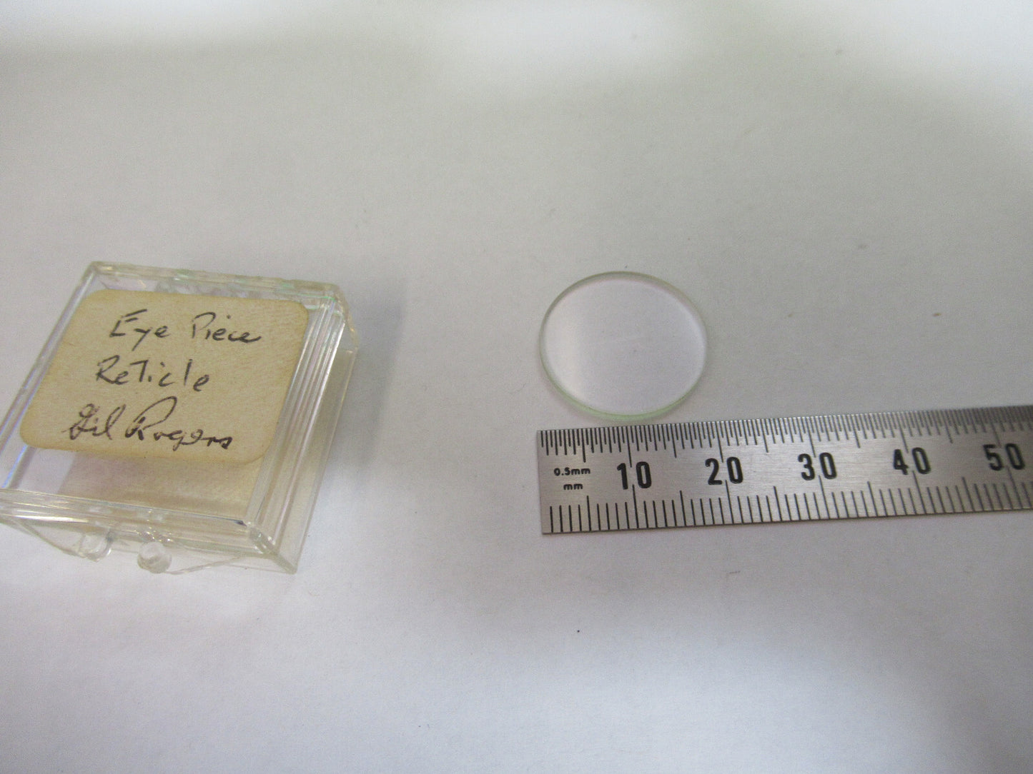 REICHERT AUSTRIA RETICLE LENS MICROSCOPE PART AS PICTURED W9-B-39