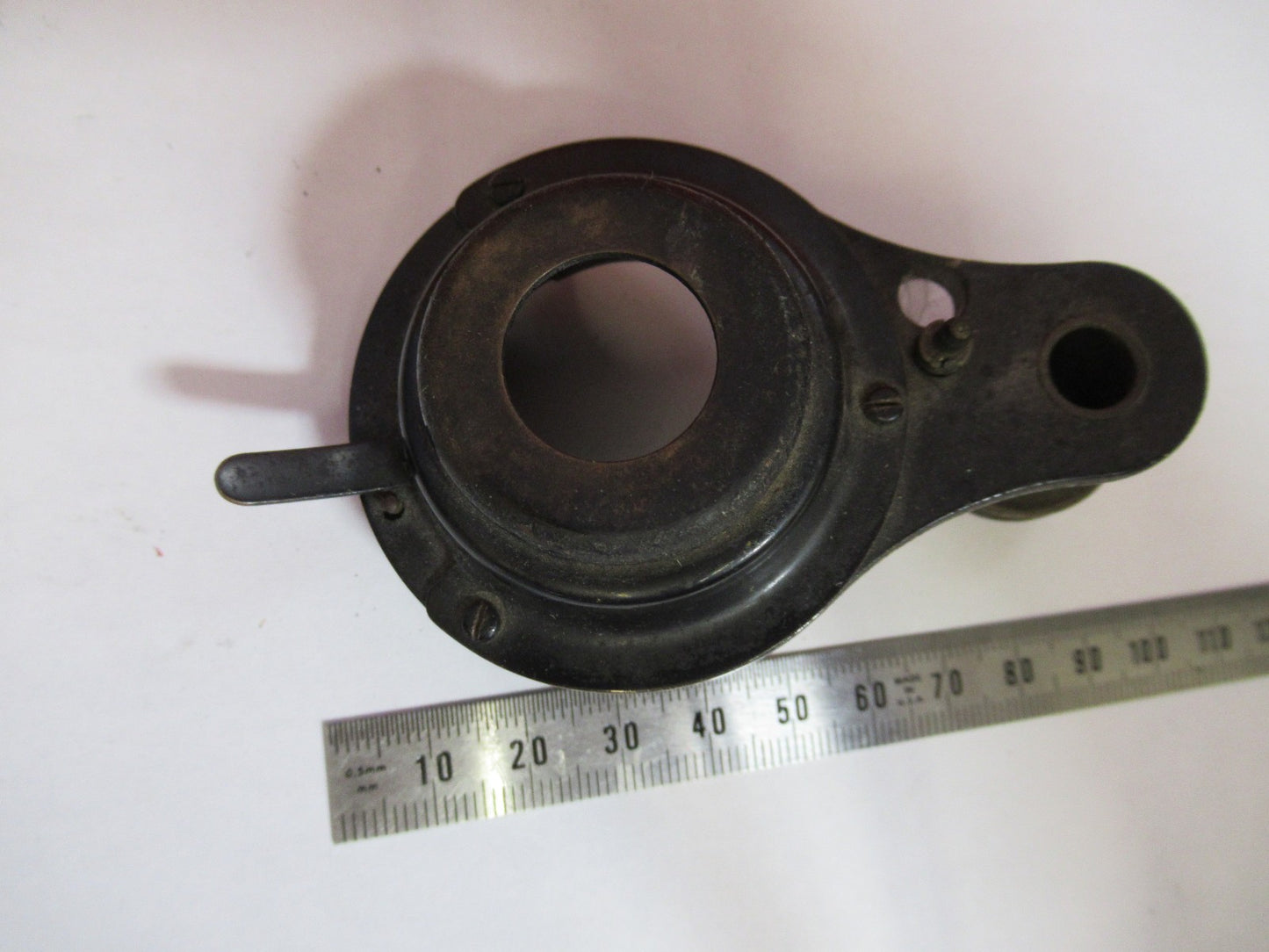 ANTIQUE SPENCER AO CONDENSER HOLDER MICROSCOPE PART AS PICTURED V7-A-94