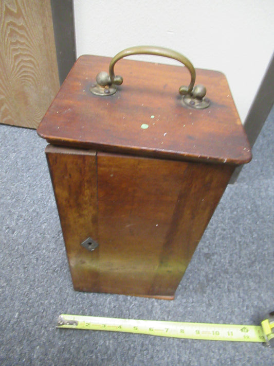Empty Wood Cabinet for Antique Ernst Leitz 1893 Microscope Part