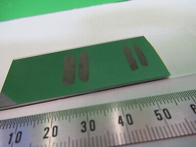 GLASS SLIDE COATED GERMANIUM THIN FILM 9,000 ANGSTROMS  AS PICTURED Z1-A-13