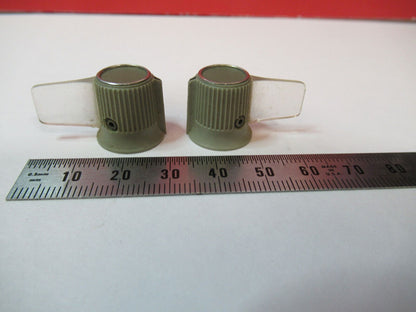 HP HEWLETT PACKARD SET OF PLASTIC KNOBS INSTRUMENT AS PICTURED Y6-B-10