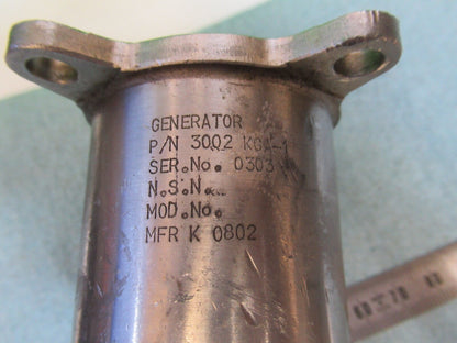 FOR PARTS TACHOMETER GENERATOR 3002 KGA-1 AS IS AS PICTURED  Q7-B-31