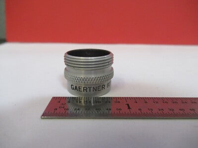 Gaertner Objective Lens 80mm Efl Microscope Part Optics