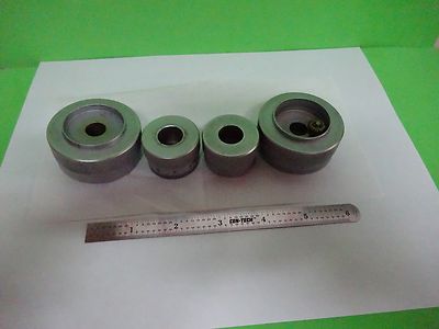 Microscope Polyvar Reichert Leica Lot Set of Knobs for Stage
