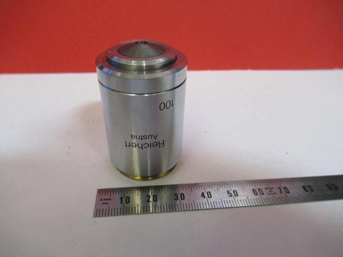 MICROSCOPE PART REICHERT POLYVAR OBJECTIVE DIC IK FLUOR 100X OPTICS Y5-A-31