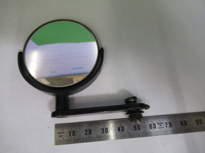 ANTIQUE BAUSCH LOMB MIRROR ASSEMBLY OPTICS MICROSCOPE PART AS PICTURED  V1-A-14