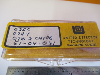UDT UNITED DETECTOR TECHNOLOGY PHOTODIODE LOT 2 EA CHIPS LIGHT SENSOR &8C-A-83
