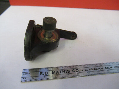 Antique Brass Bausch & Lomb Holder Microscope Part