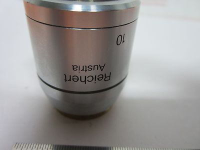 OPTICAL MICROSCOPE OBJECTIVE REICHERT LEICA EPI 10X INFINITY OPTICS  BIN#A1-M-21