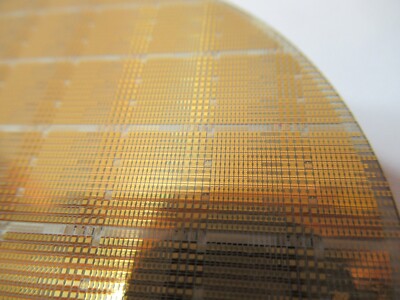 SAPPHIRE WAFER CRYSTAL with COMPONENTS PLATINUM GOLD COAT AS PICTURED &18-A-53
