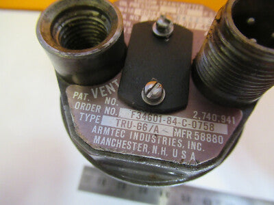 ARMTEC TRU-66/A TRANSMITTER PRESSURE 418-00044 NSN AIRCRAFT PART AS PIC &P4-A-26