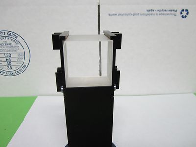 MICROSCOPE PART POLYVAR REICHERT LEICA PRISM CUBE OPTICS AS IS BIN#L1-04