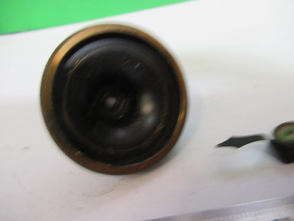 Antique Bausch & Lomb Set of Brass Knob Microscope Part