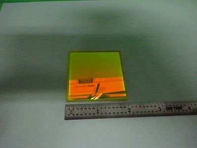 MICROSCOPE PART  OPTICAL MCBAIN COATED GREEN FILTER OPTICS AS IS BIN#Y2-42