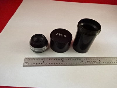 Microscope Part Tessar Bausch & Lomb Objective Lens 32 mm Optics
