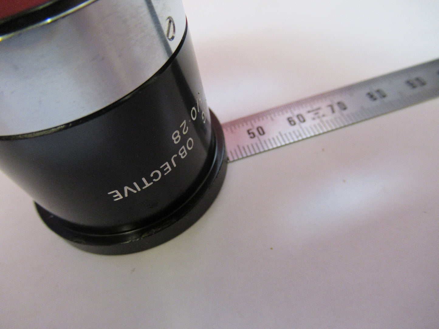 BECK UK REFLECTIVE OBJECTIVE 15X RARE OPTICS MICROSCOPE PART AS PICTURED T5-A-08