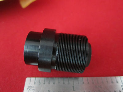 OPTICAL ACHROMATIC LENS 12 mm DIA FL 80 mm MOUNTED LASER OPTICS BIN#4