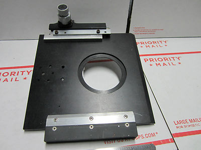 MICROSCOPE PART ZEISS GERMANY iii STAGE MICROMETER WAFER INSPECTION AS IS BIN#27