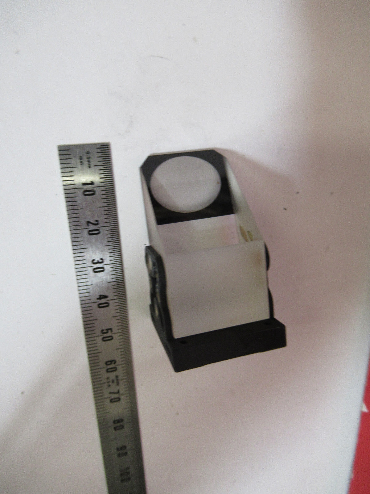 LEITZ WETZLAR GERMANY GLASS PRISM HEAD MICROSCOPE PART AS PICTURED  T1-A-51