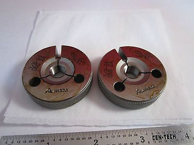 GO NOTGO GAGE GAUGE TESTER METROLOGY 3/8-64 UNS-2A BIN #4B ii