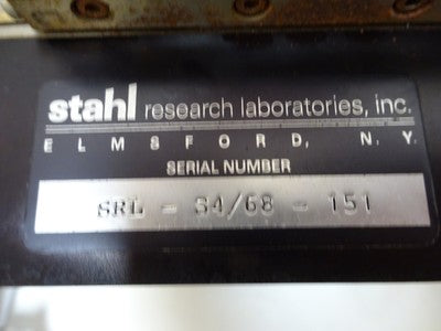 Microscope Stage Micrometer Table Stahl Srl AS IS