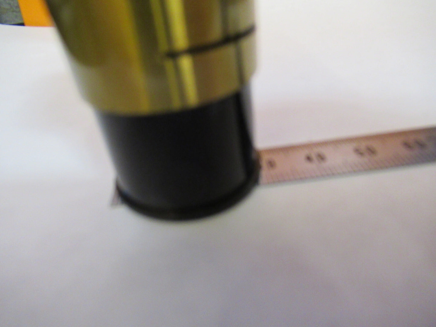 ANTIQUE BRASS BAUSCH LOMB TUBUS INTERNAL MICROSCOPE PART AS PICTURED Y2-A-61