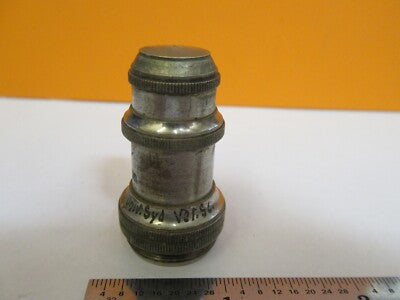Antique Brass Unknown 1/12 Objective Microscope Part