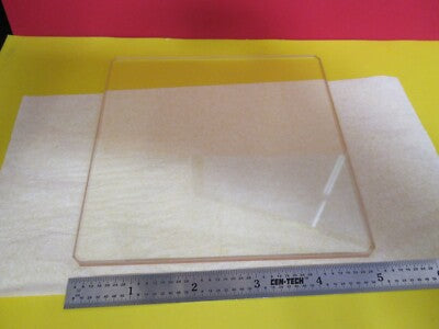 OPTICAL COHERENT COATED FLAT PLATE RARE GLASS OPTICS AS PICTURED &FT-6-130