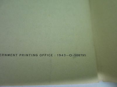 US NAVY BOOKLET IRAQ INFORMATION 1943 COLLECTABLE AS IS BIN#25-14-12